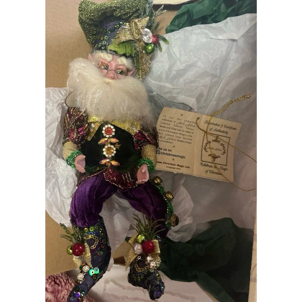 Mark Roberts Fairy of festivities 2017? Christmas magic COA Santa fairy with box